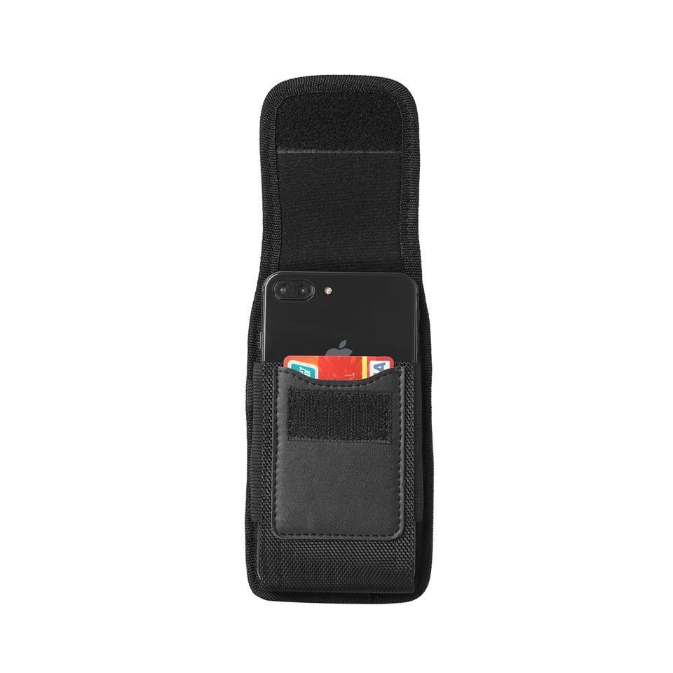 Telefon Kılıfı Plus Model Bel Kemeri Çantası 6-7 inch Siyah