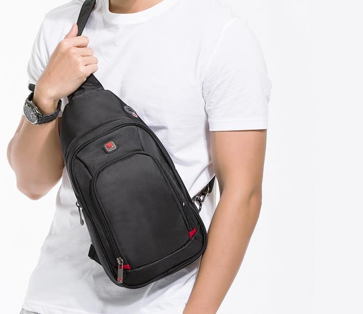 Ergonomik Çapraz Askılı Sırt ve Göğüs Çantası