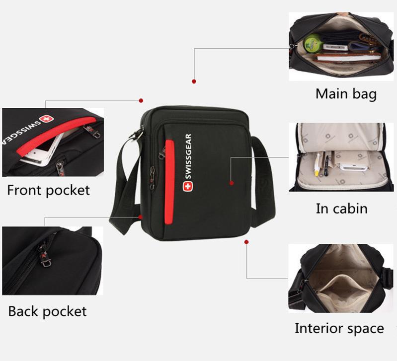 Swissgear Marka İsviçre Askılı Postacı Çanta
