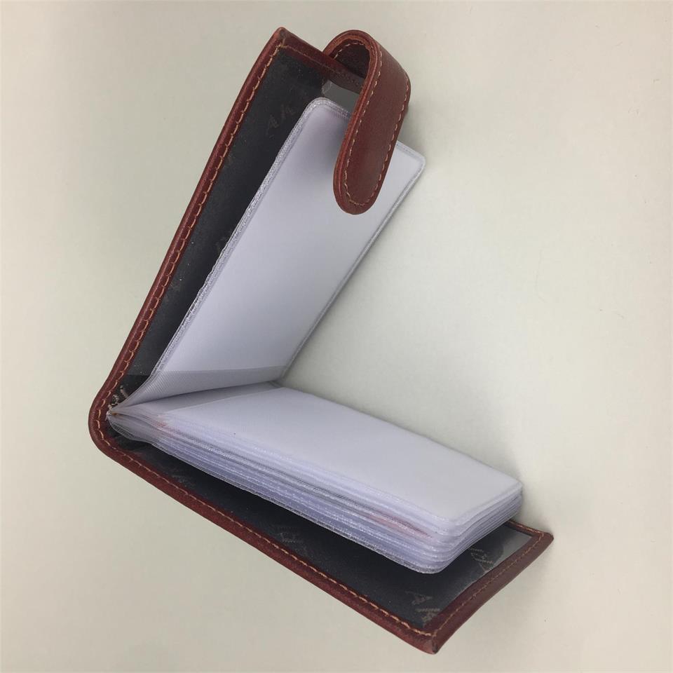 Aka Hakiki Deri Çıtlı Kartlık Taba