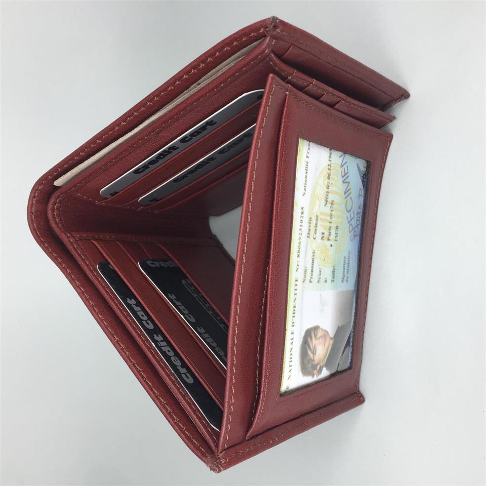550-5 Begart Hakiki Deri Bozuk Para Cepli Taba Cüzdan