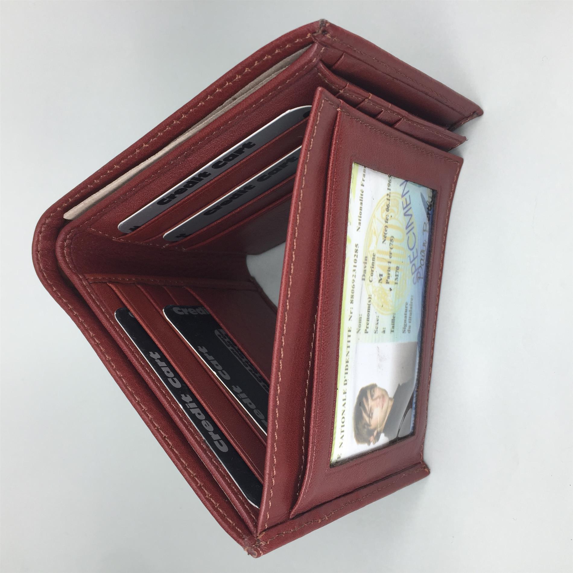 550-5 Begart Hakiki Deri Bozuk Para Cepli Taba Cüzdan