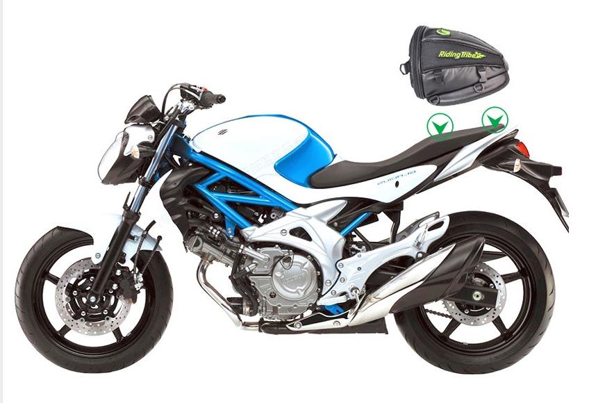 Riding Tribe Motosiklet Kuyruk ve Tank Çantası El Tutacaklı