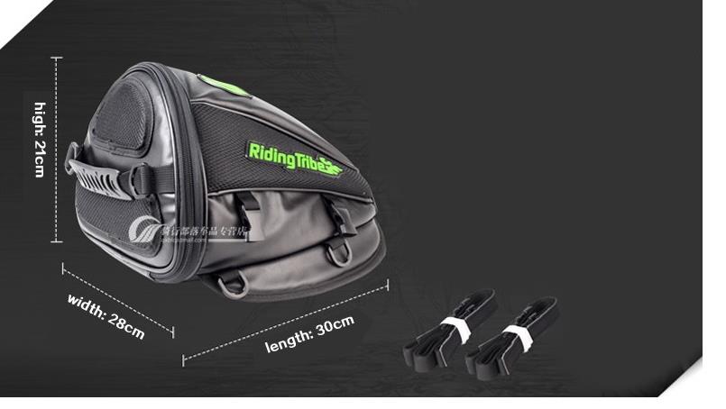 Riding Tribe Motosiklet Kuyruk ve Tank Çantası El Tutacaklı