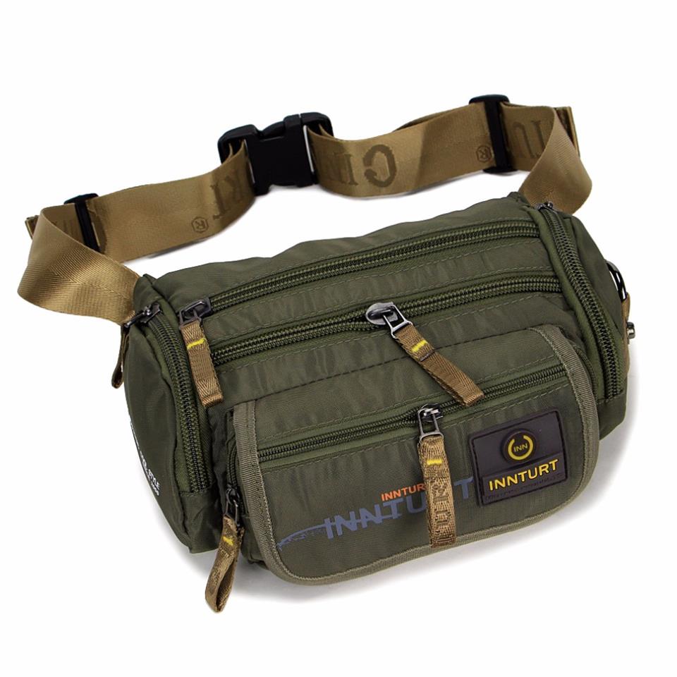 Innturt Freebag Outdoor Bel Çantası Siyah ve Yeşil Cy56