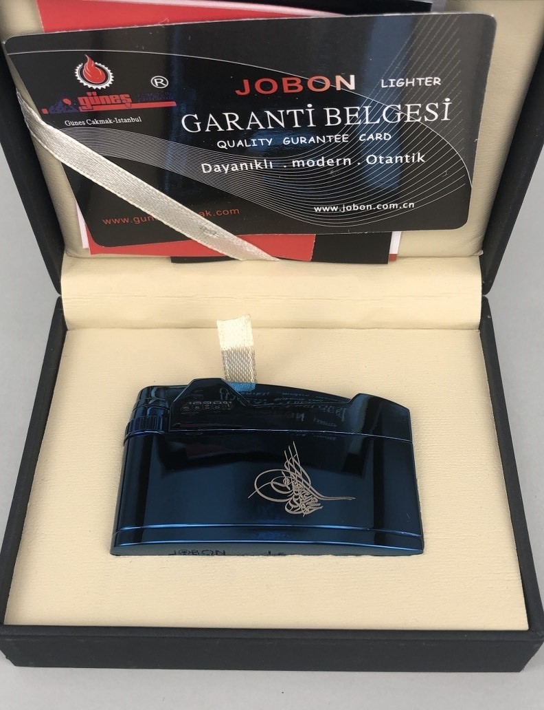Jobon Tuğralı İbelo Tarz Çakmak Mavi