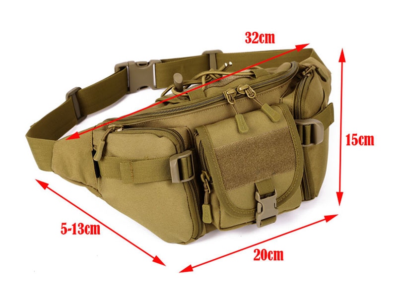 Protector Plus Taktik Bel Çantası Kahve