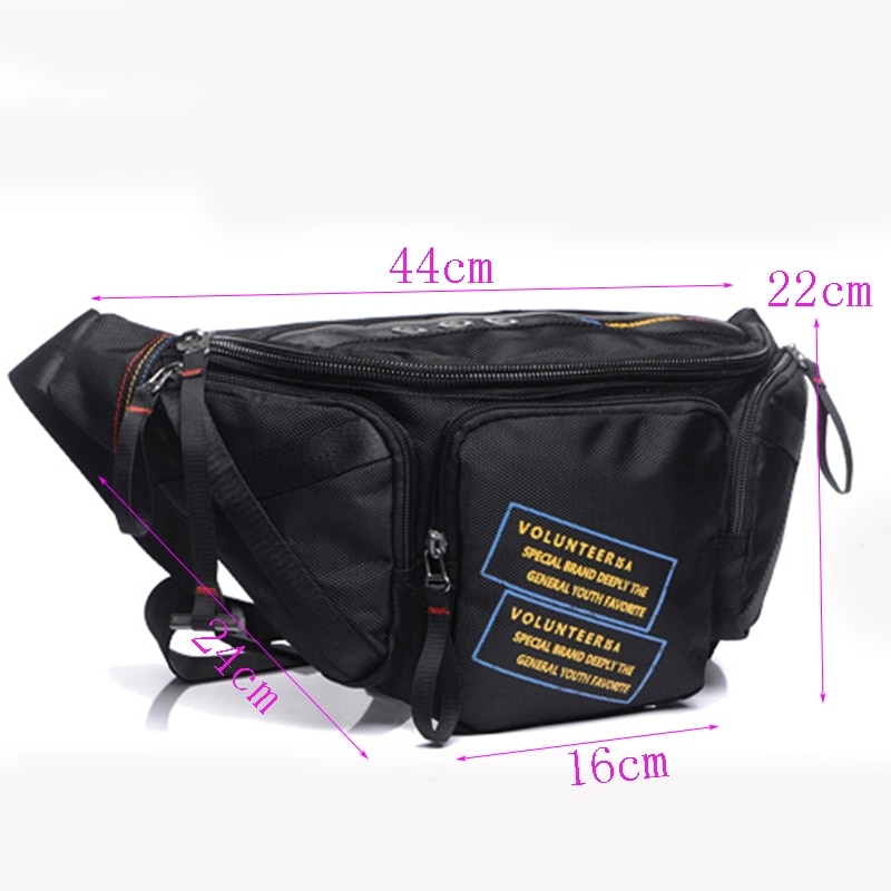 Volunteer Freebag XXL Outdoor Bel Çantası Siyah