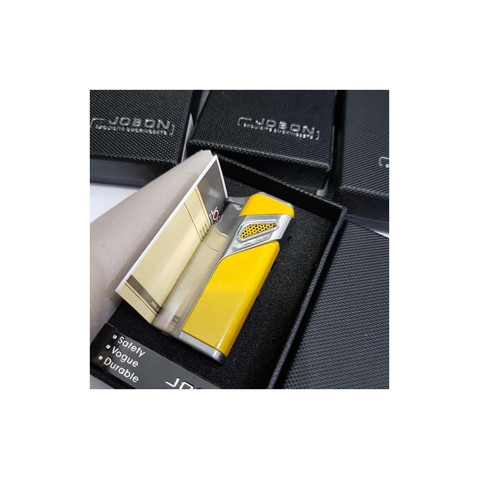 Jobon 3 Alevli Torch Çakmak Sarı