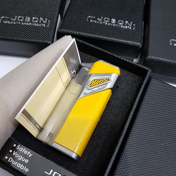 Jobon 3 Alevli Torch Çakmak Sarı