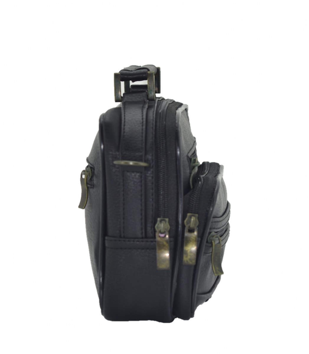 Legan Askılı Erkek El Çantası Siyah 19x15x6