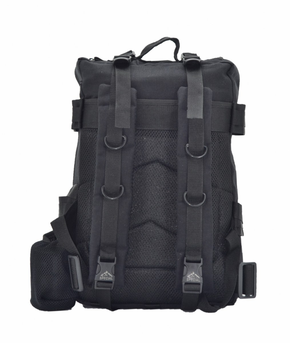 35 Litre Cordura Taktik Sırt Çantası Siyah