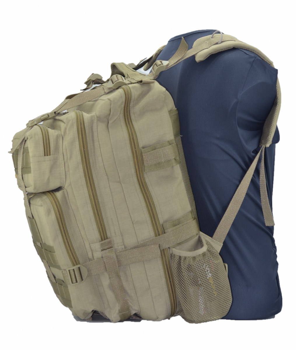 35 Litre Cordura Taktik Sırt Çantası Haki