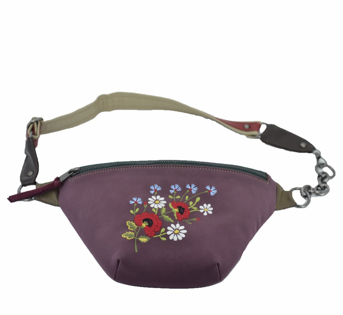 Stil Bayan Omuz ve Bel Çantası Bordo