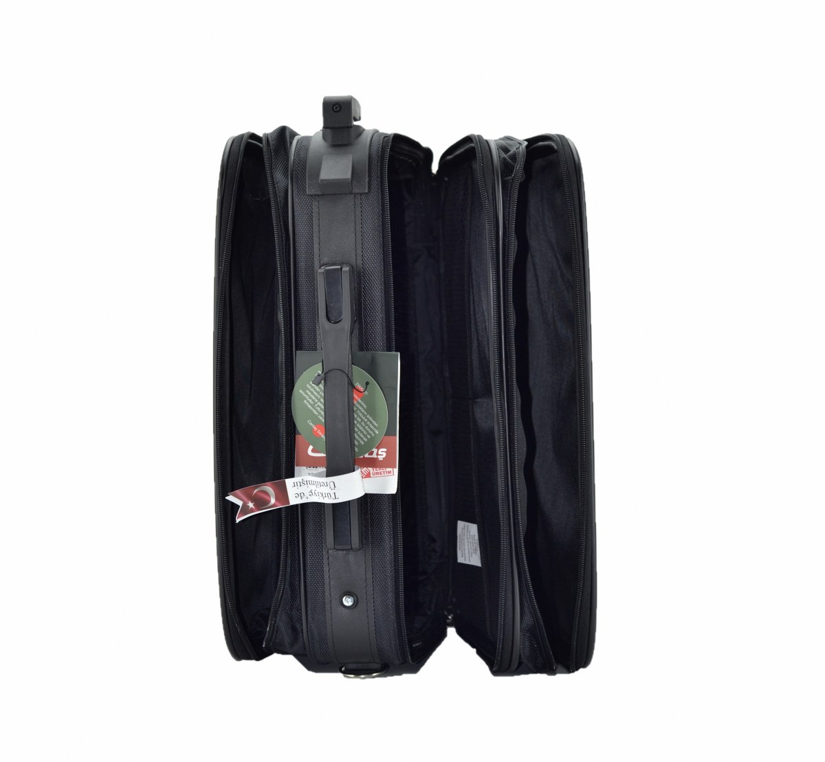 Çekçekli Kabin Boy Seyahat ve Business Çanta Siyah 48 Cm
