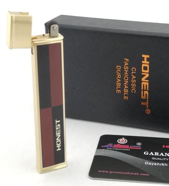 Honest Slim Damalı Retro Çakmak 