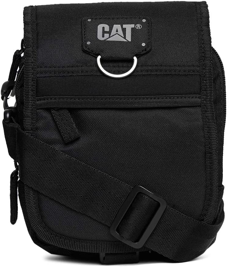 Cat Erkek Kanvas Kumaş Askılı Postacı Çanta Siyah