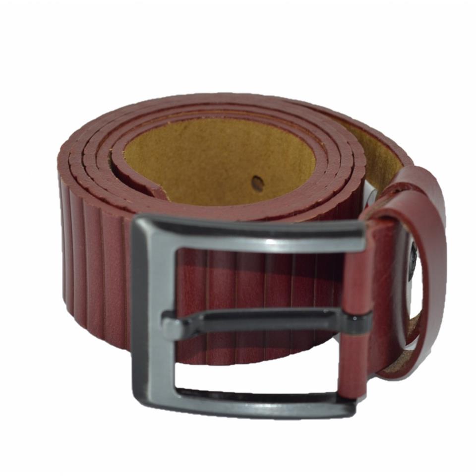 Guard Hakiki Deri Lüx Bordo Kot Kemer 125 Cm