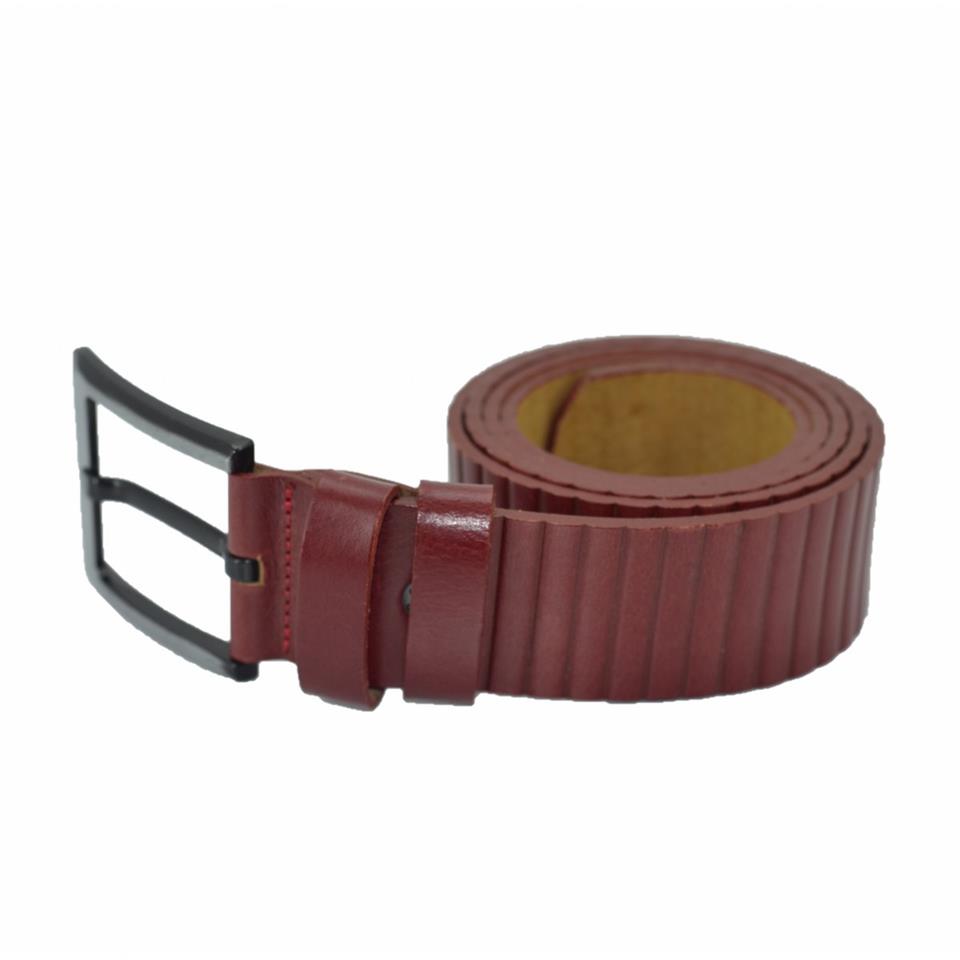 Guard Hakiki Deri Lüx Bordo Kot Kemer 125 Cm