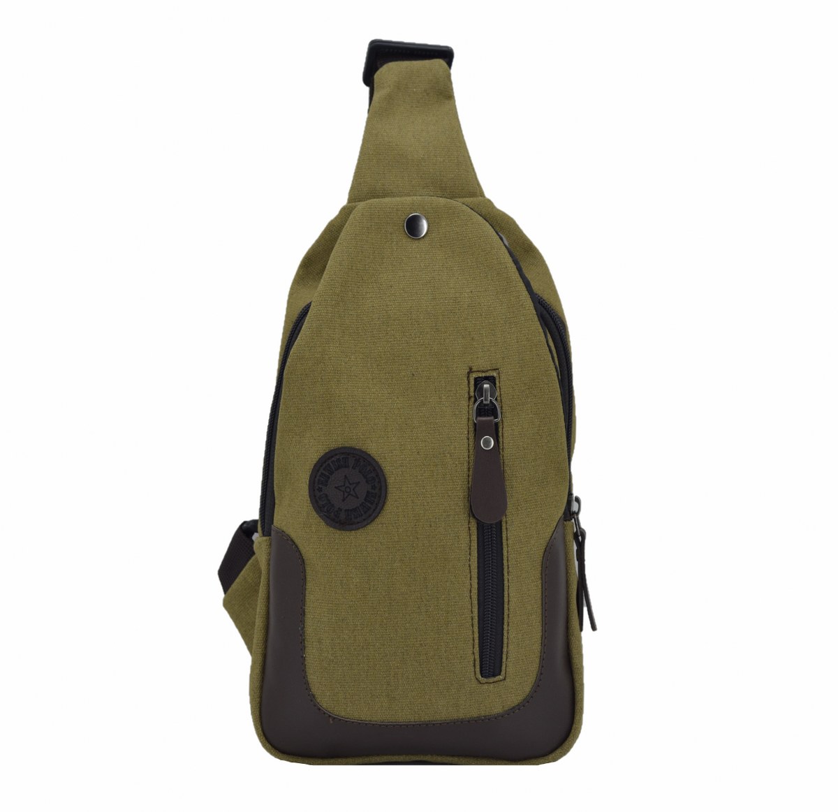 Newish Kanvas Bodybag Sırt ve Göğüs Çantası Tan