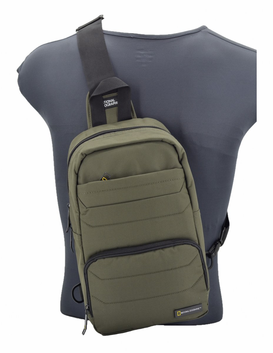 National Geographic Bodybag Sırt ve Göğüs Çantası Yeşil