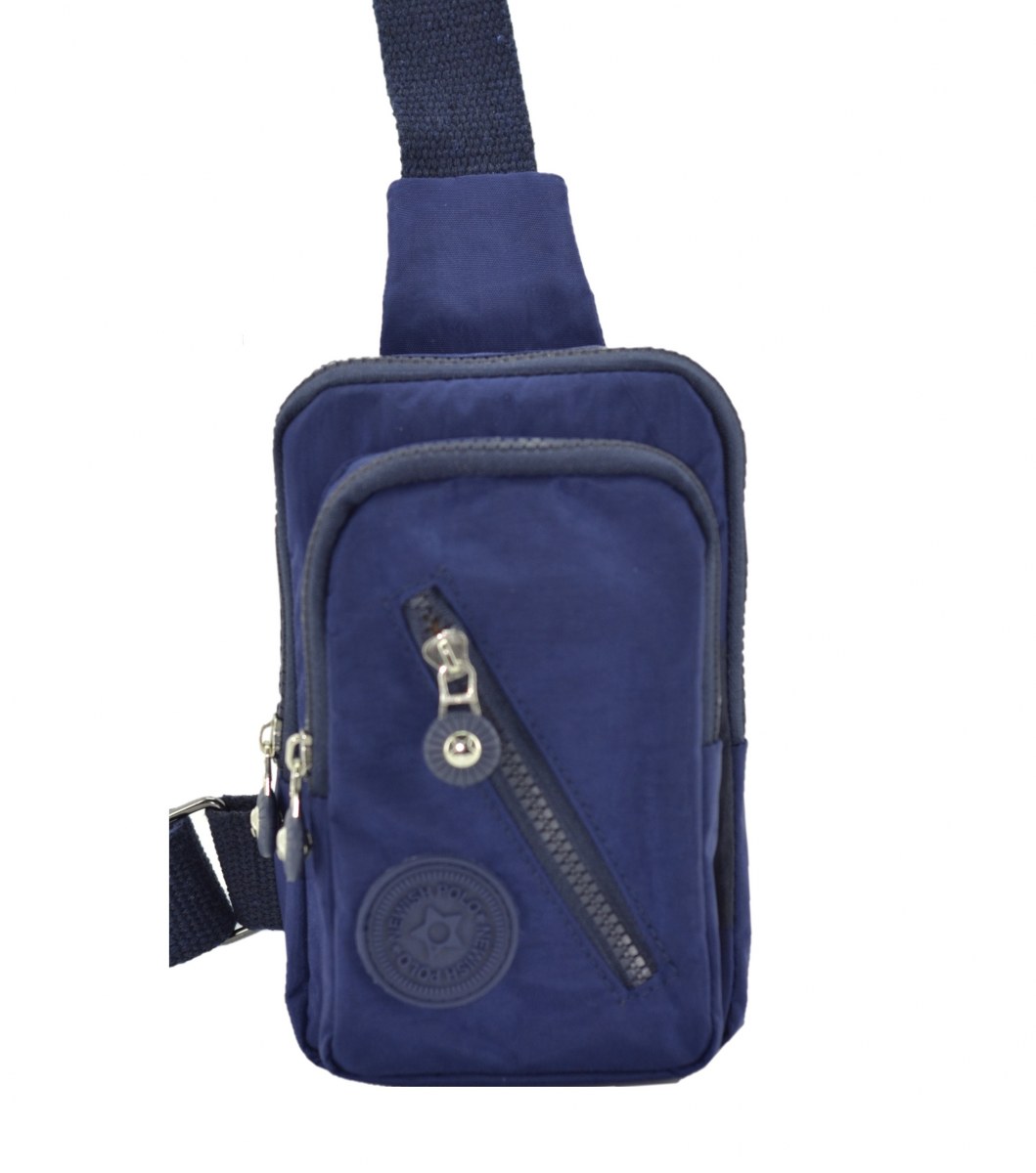 Newish Krinkl Minimal Bodybag Sırt ve Göğüs Çantası Lacivert