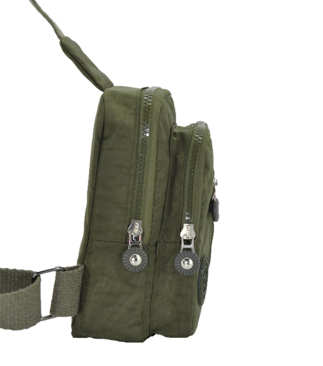 Newish Krinkl Minimal Bodybag Sırt ve Göğüs Çantası Yeşil