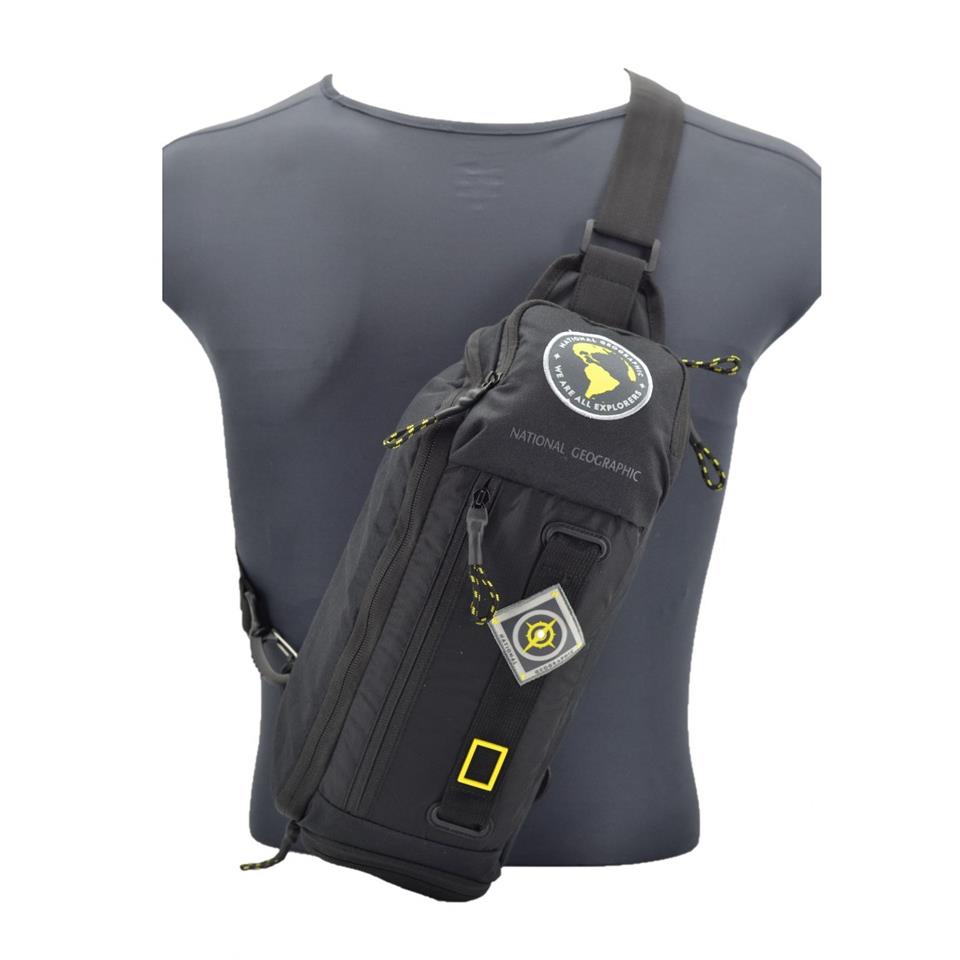 National Geographic Bodybag Sırt ve Göğüs Çantası Siyah 38x15