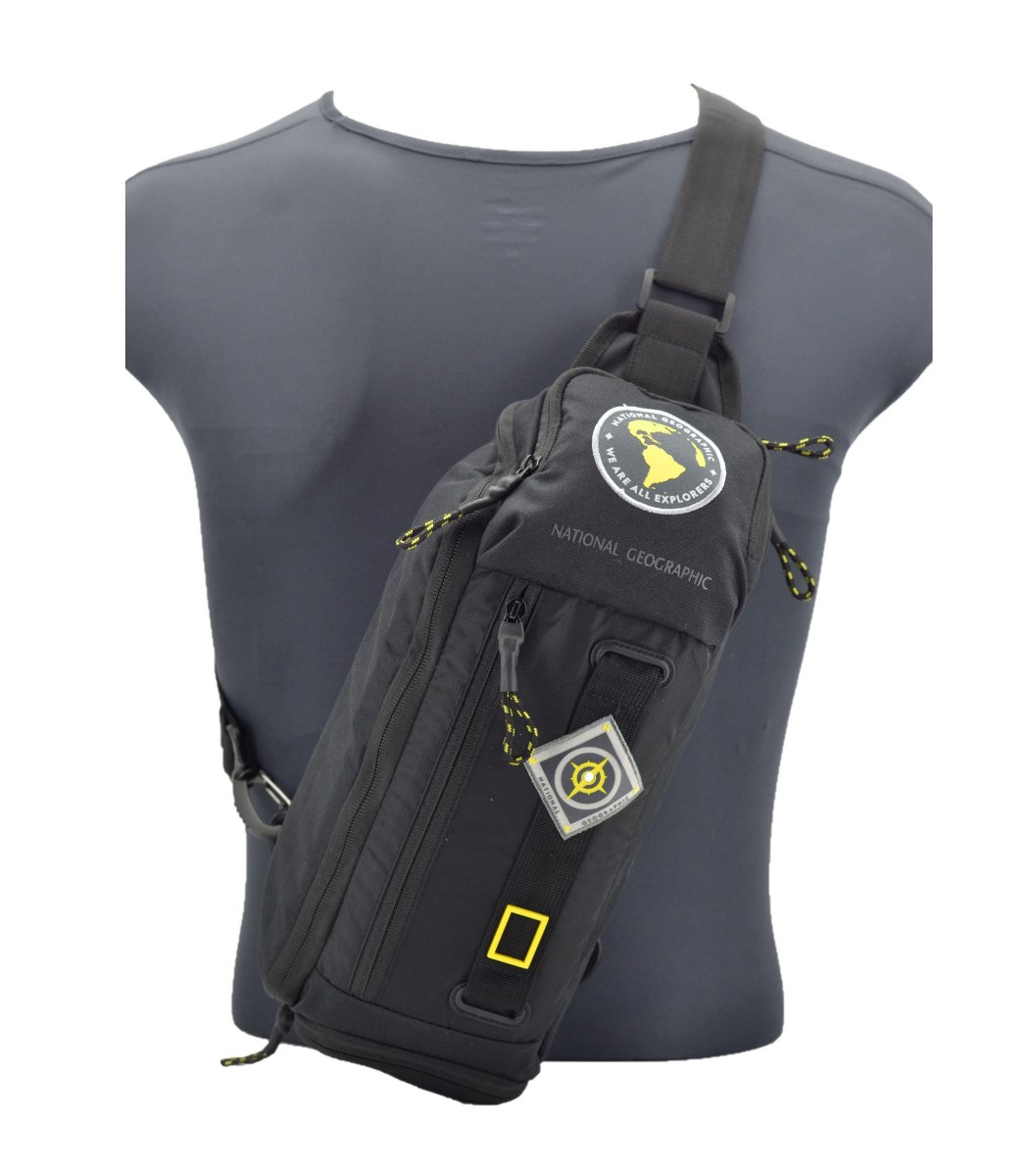 National Geographic Bodybag Sırt ve Göğüs Çantası Siyah 38x15