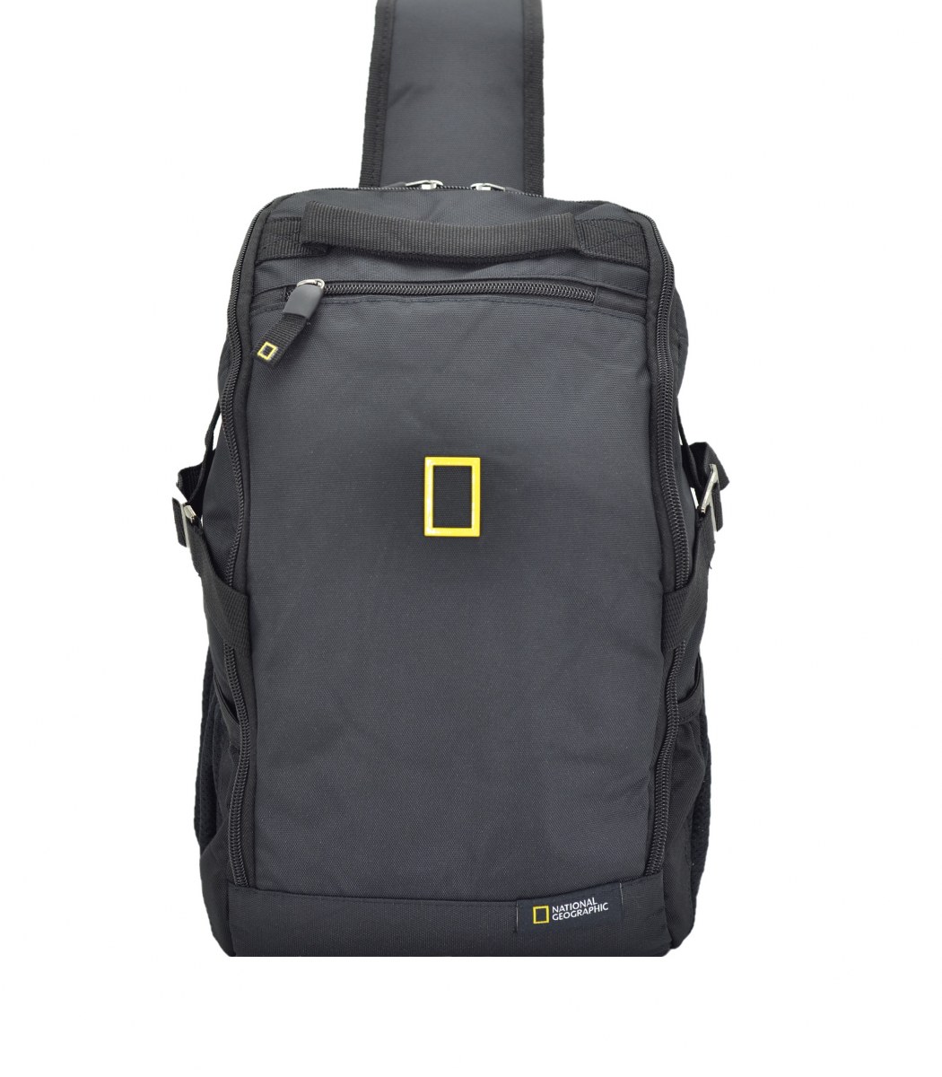 National Geographic Rfıd Bodybag Sırt ve Göğüs Çantası Siyah 34x21
