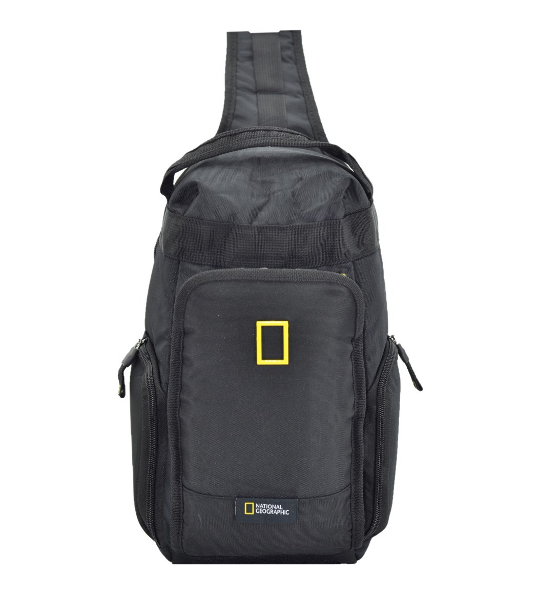 National Geographic Rfıd Bodybag Sırt ve Göğüs Çantası Siyah 34x20