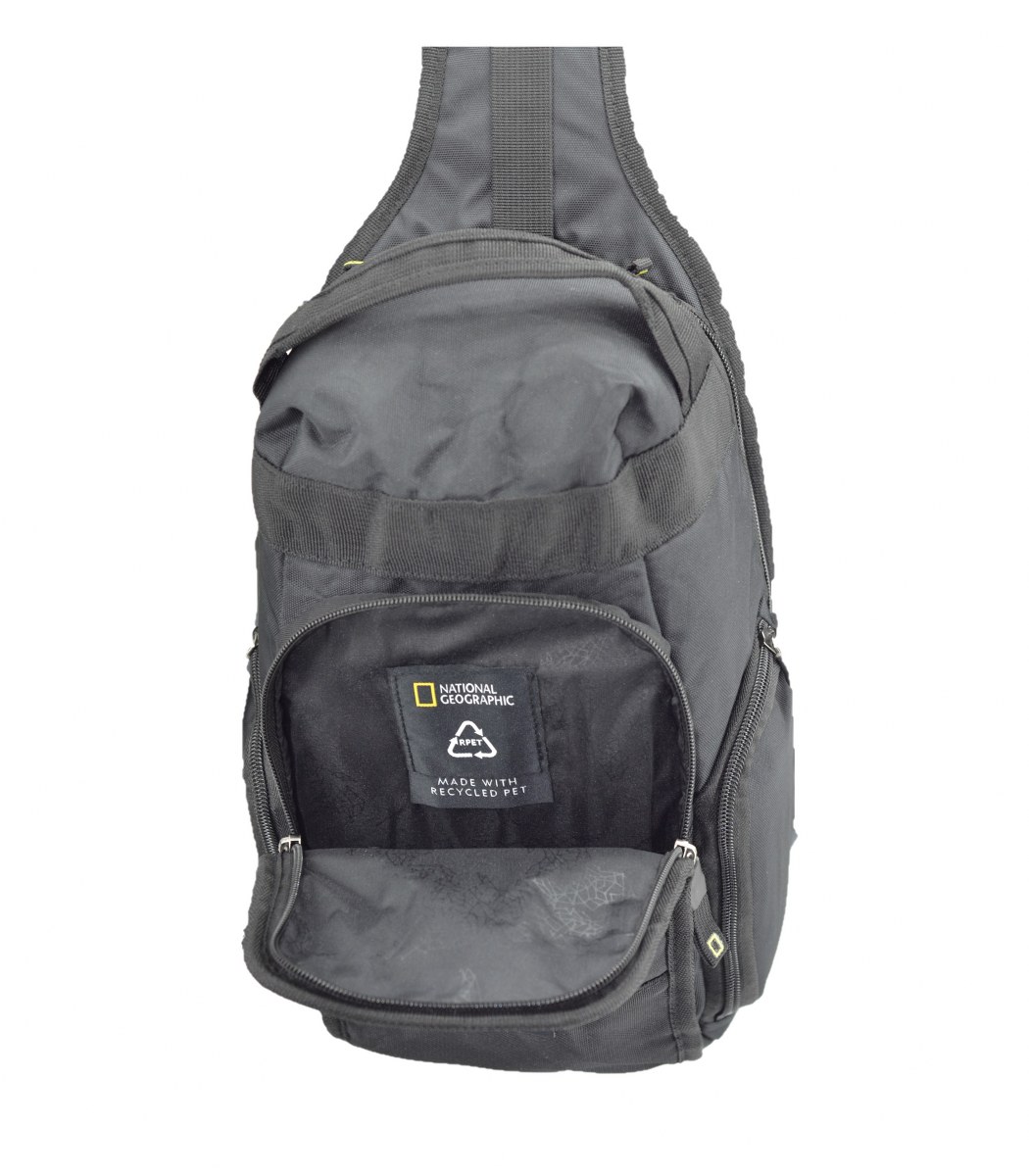 National Geographic Rfıd Bodybag Sırt ve Göğüs Çantası Siyah 34x20