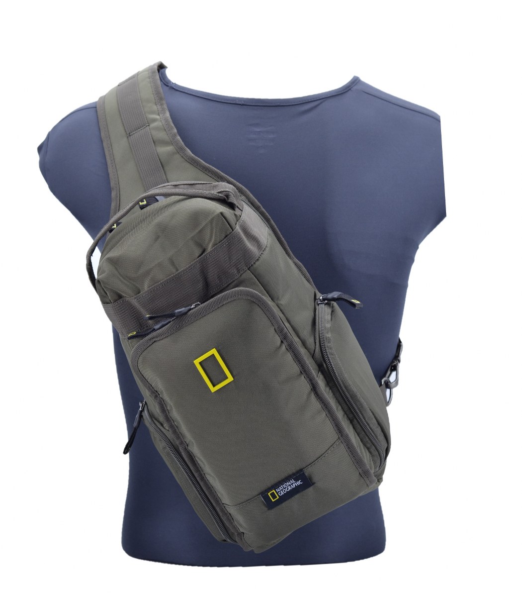 National Geographic Rfıd Bodybag Sırt ve Göğüs Çantası Yeşil 34x20