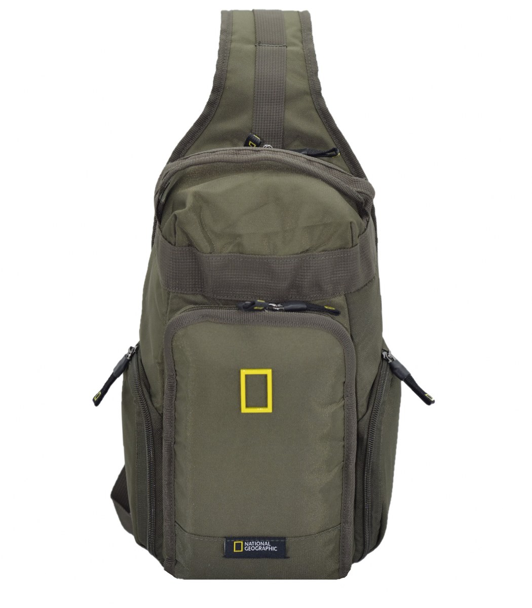 National Geographic Rfıd Bodybag Sırt ve Göğüs Çantası Yeşil 34x20