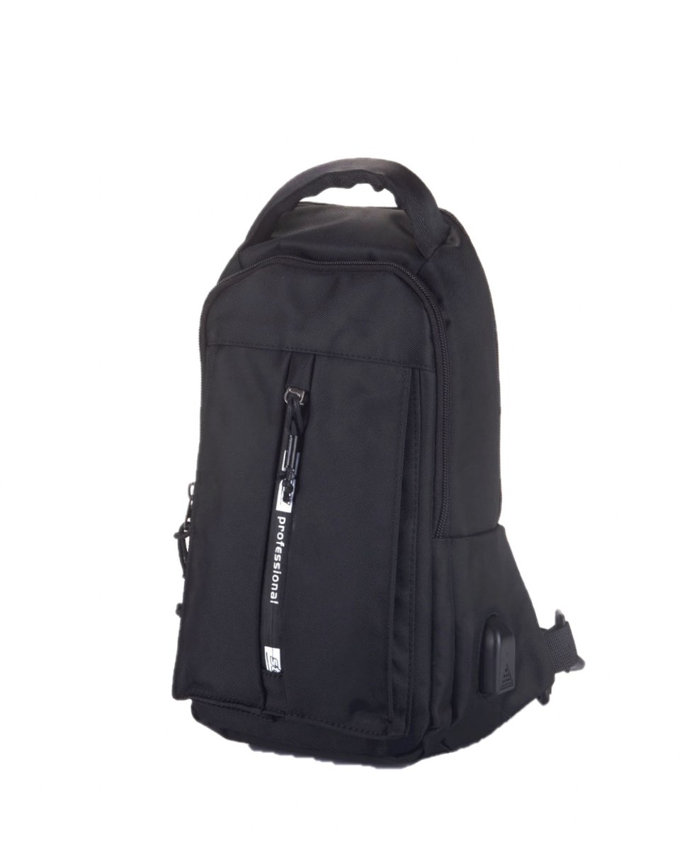 Ccs Usb Kumaş Sırt Çantası Siyah 31x18