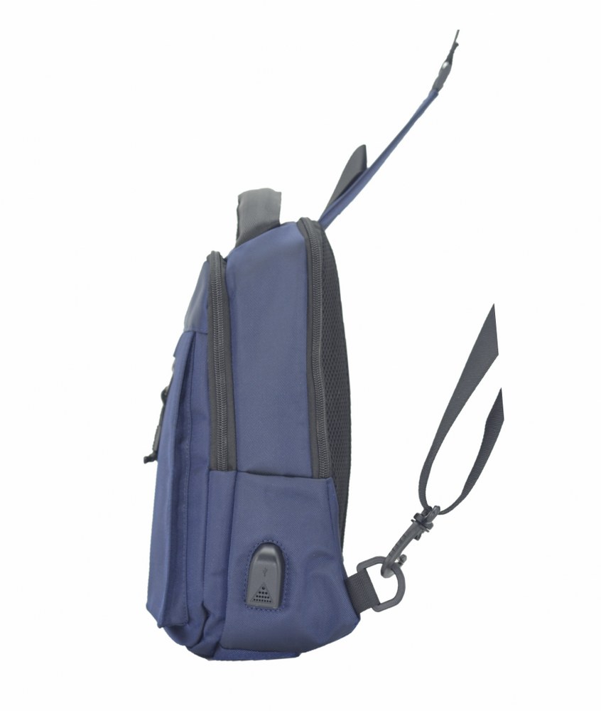 Ccs Usb Kumaş Sırt Çantası Lacivert 31x18