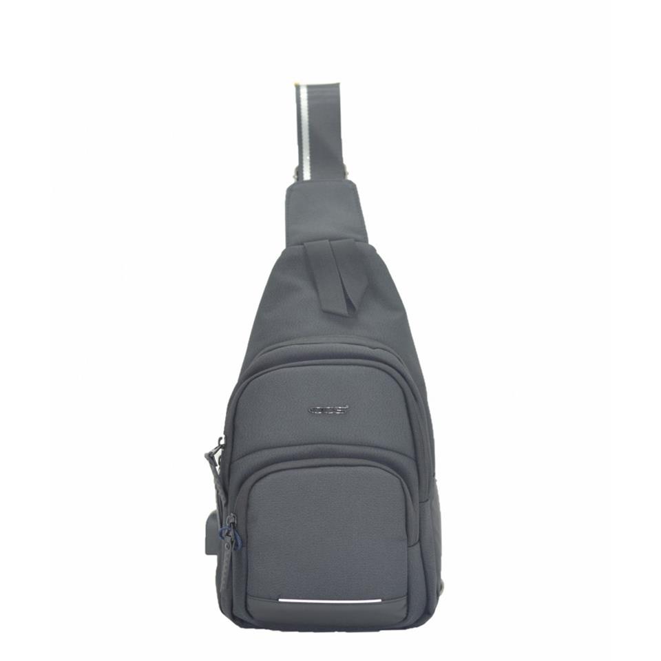 Ccs Usb Kumaş Sırt Çantası Siyah 34x18