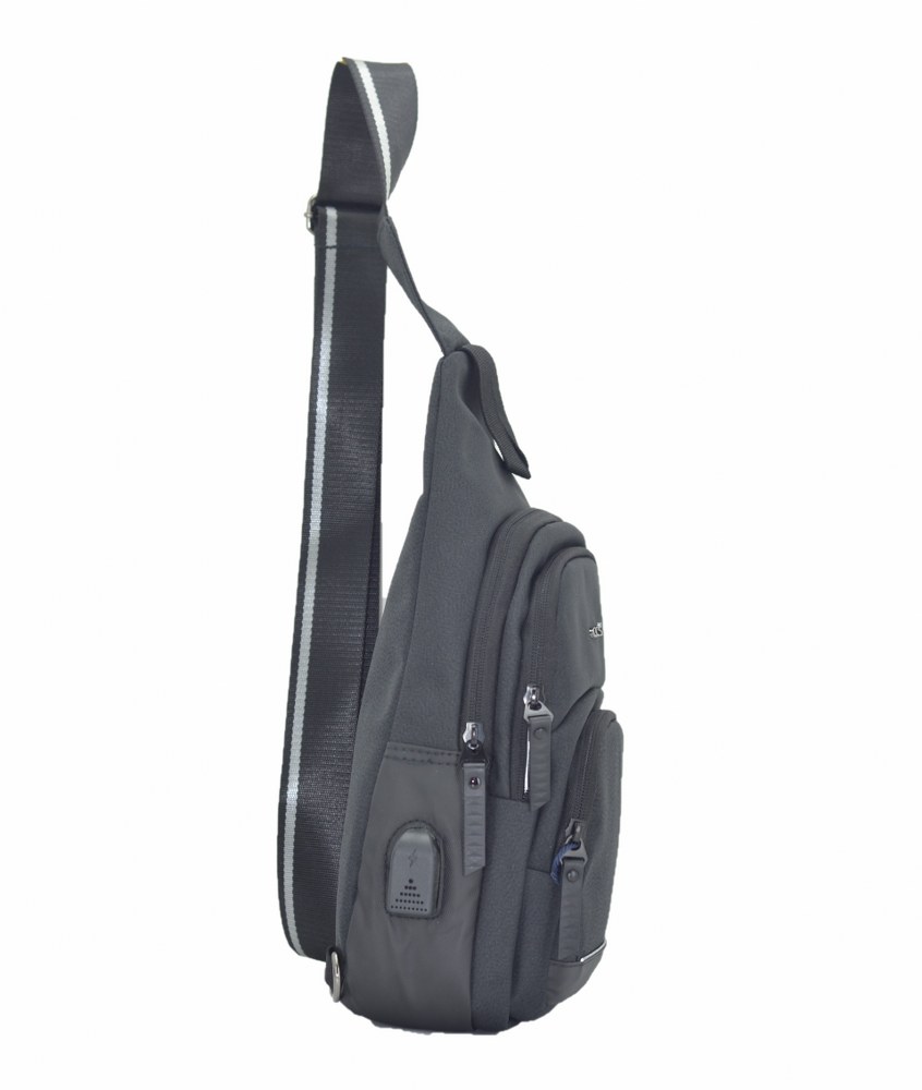Ccs Usb Kumaş Sırt Çantası Siyah 34x18