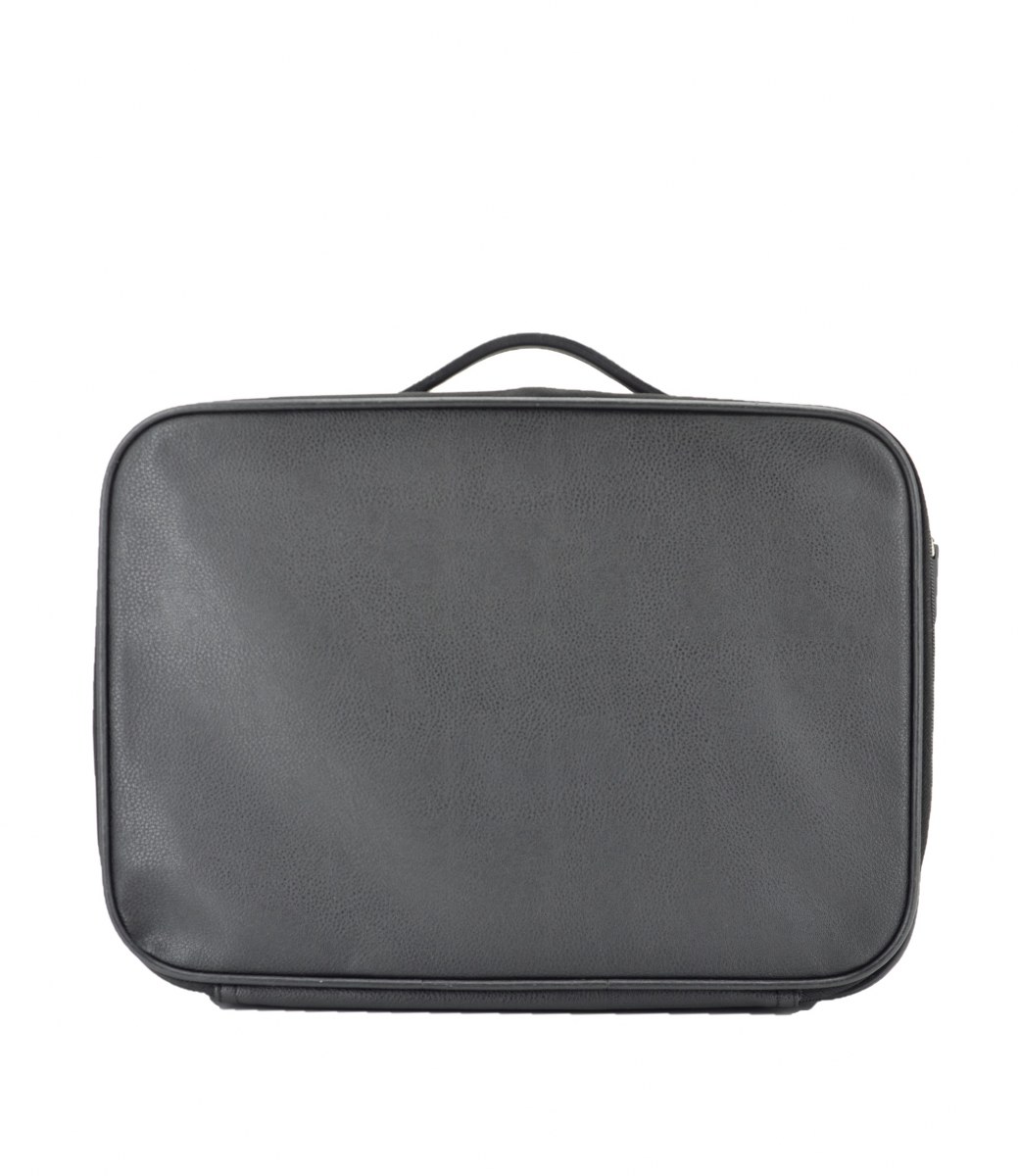 Kilitli Kasalı Kumaş Evrak ve Laptop Çantası 17 İnch