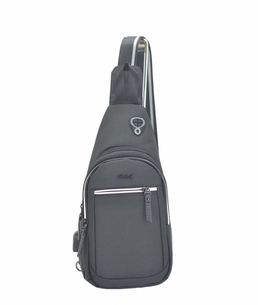 Ccs Usb Kumaş Sırt Çantası Siyah 36x18