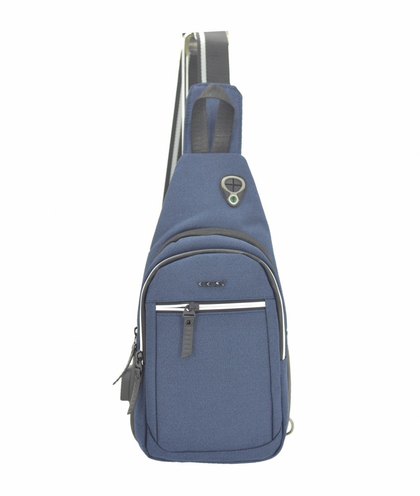 Ccs Usb Kumaş Sırt Çantası Lacivert 36x18