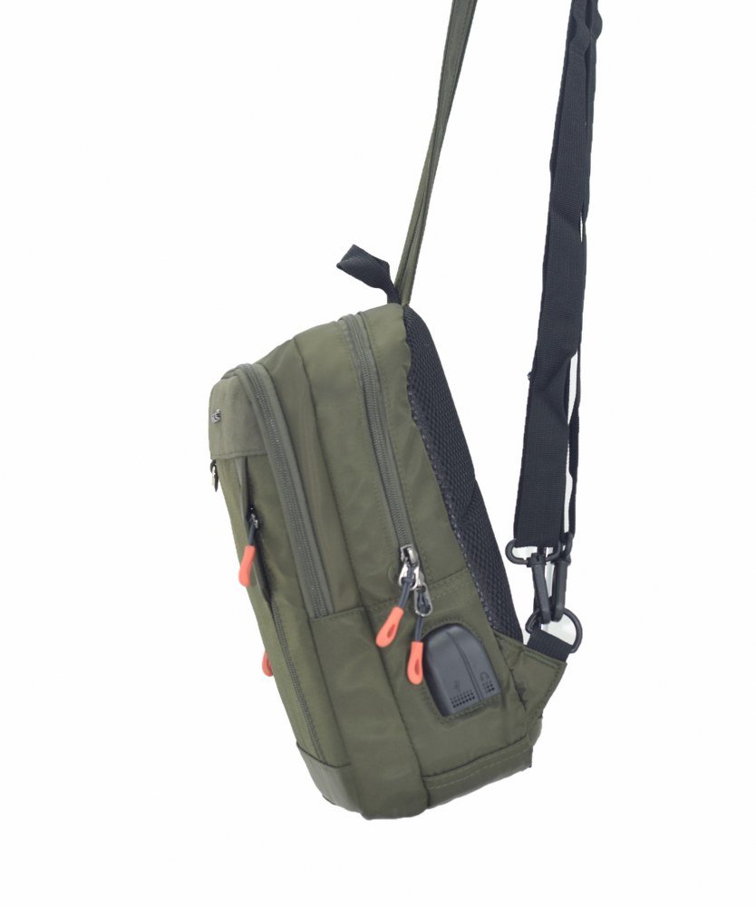 Ccs Usb Kumaş Sırt Çantası Yeşil 31x20