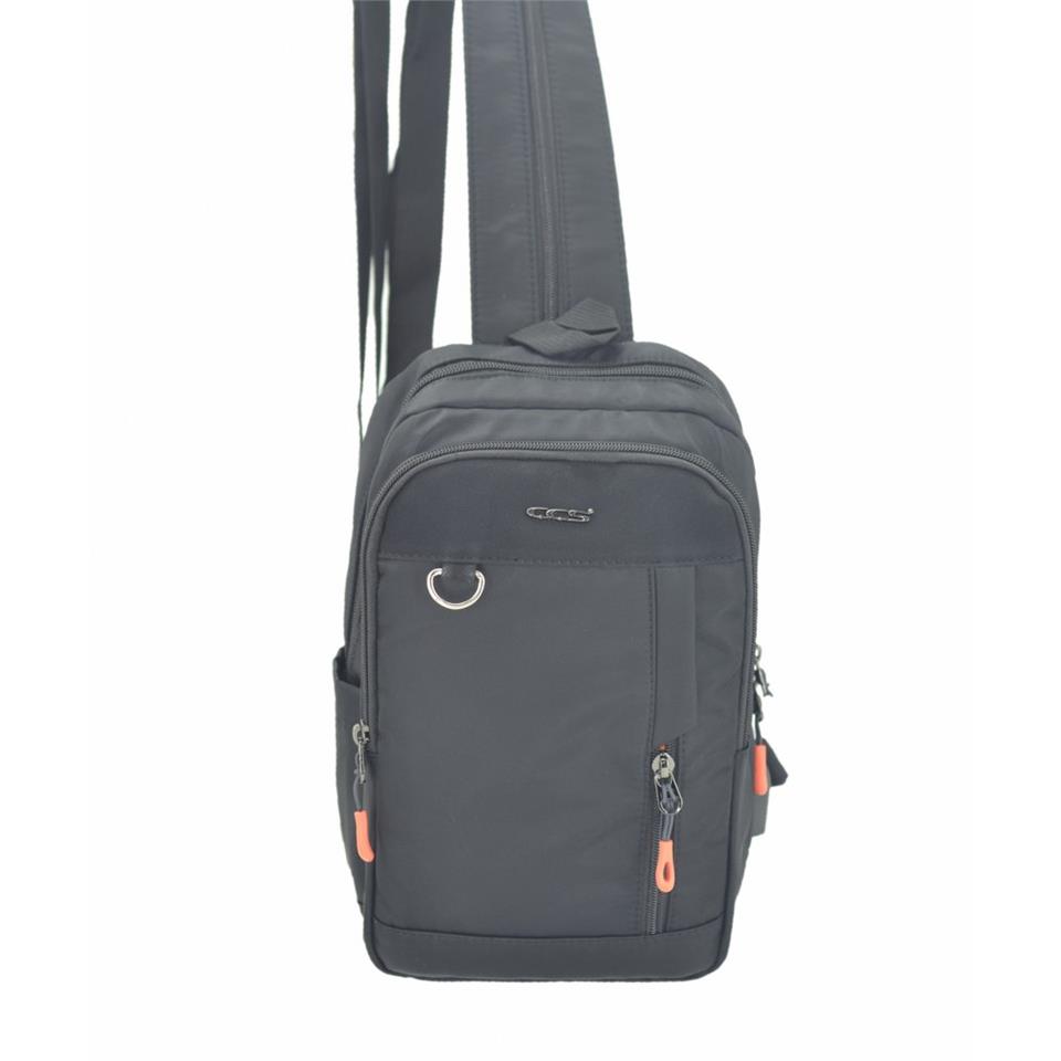 Ccs Usb Kumaş Sırt Çantası Siyah 31x20