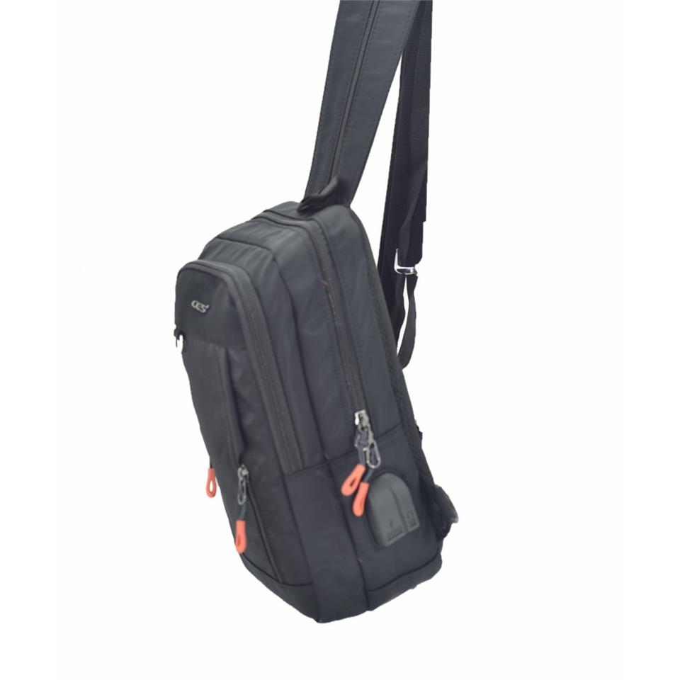 Ccs Usb Kumaş Sırt Çantası Siyah 31x20