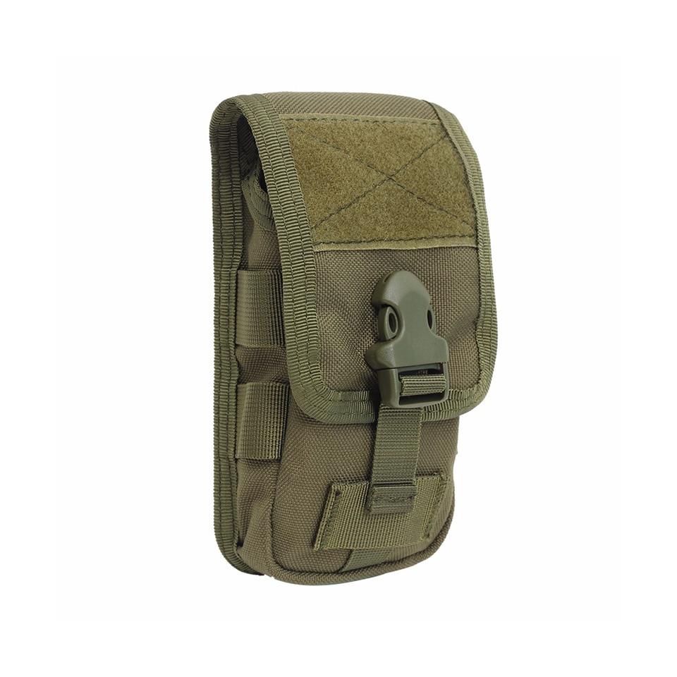 Taktik Molle Telefon Bel Çantası Yeşil