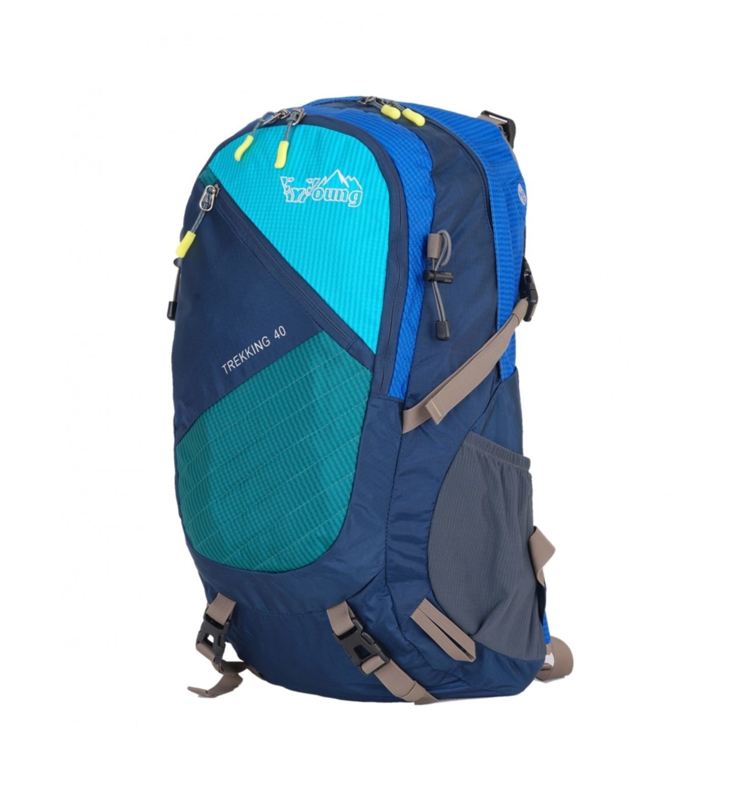 Young Seyahat Ve Kamp Trekking Sırt Çantası Mavi