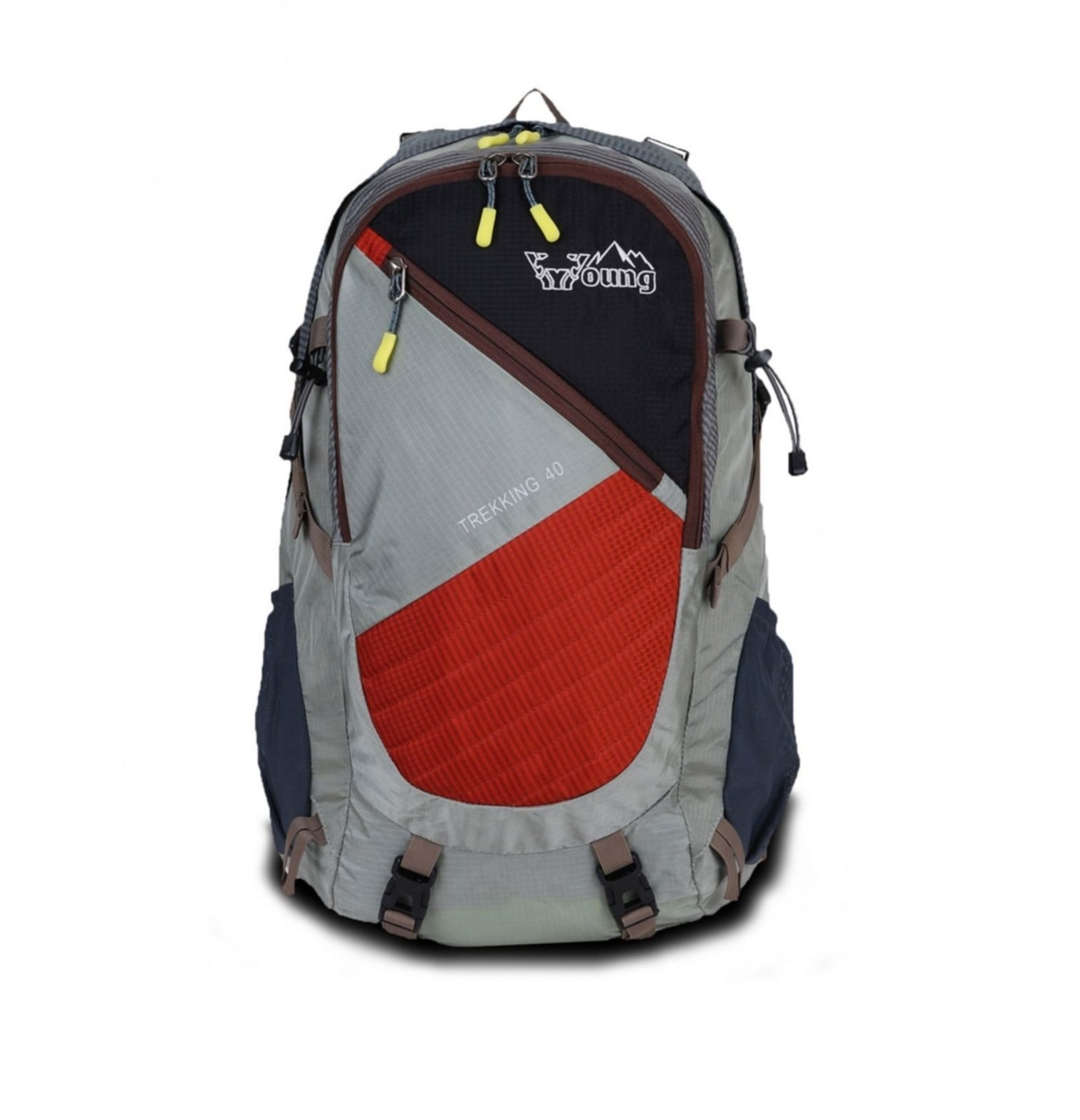 Young Seyahat Ve Kamp Trekking Sırt Çantası Gri