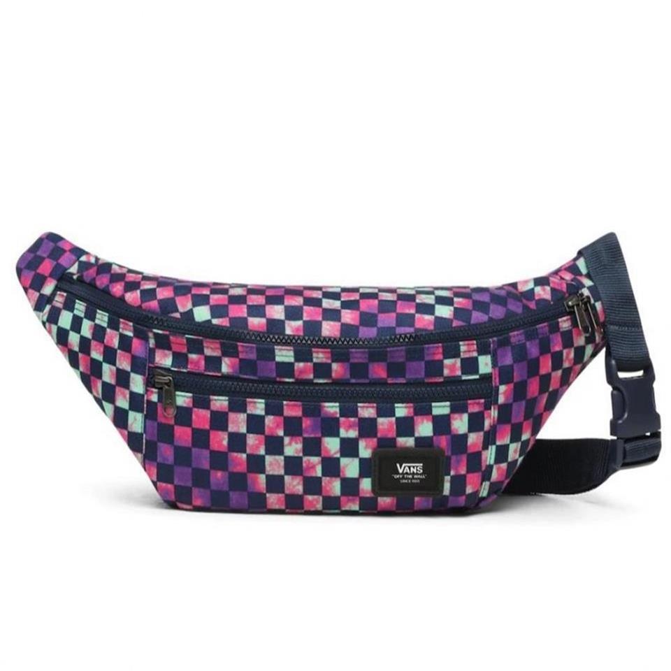Vans Ranger Damalı XL Bel Çantası Pembe