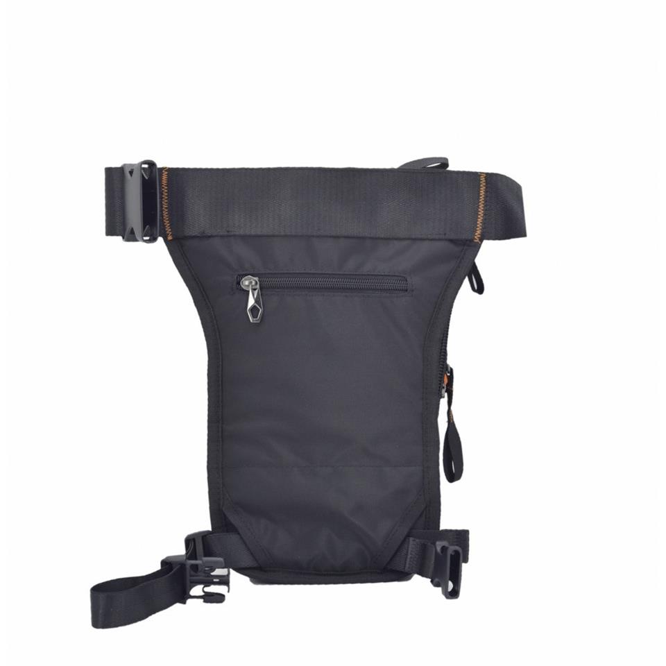 ÇÇS Waterproof Motosiklet Bel Bacak Çantası Siyah