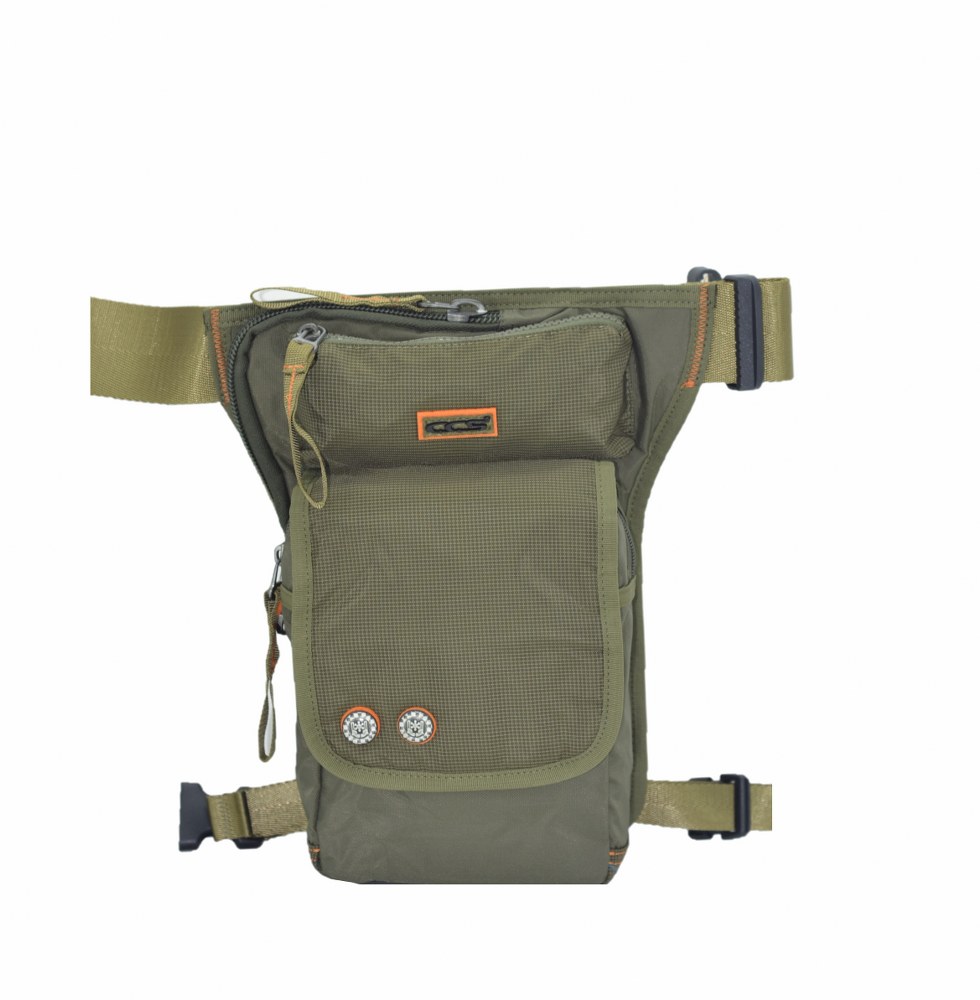 ÇÇS Waterproof Motosiklet Bel Bacak Çantası Yeşil